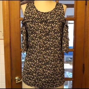 Lauren Conrad Cold Shoulder Top